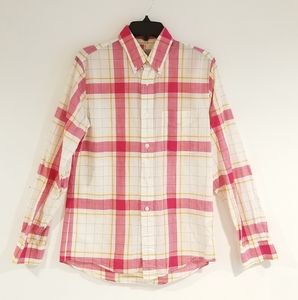 Jack Spade colorful plaid shirt size S